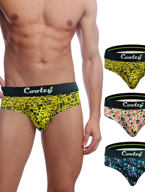 pack of 3 printed hipster briefs - 20013550 - Very Small Image - 1
