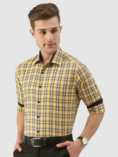 multi colored cotton blend formal shirt - 20014165 - Very Small Image - 1