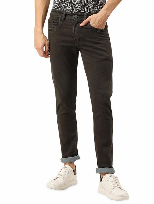 mens slim fit plain jeans - 20014286 - Very Small Image - 1