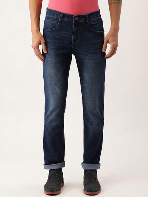 mid rise washed denim jeans - 20014297 - Very Small Image - 1