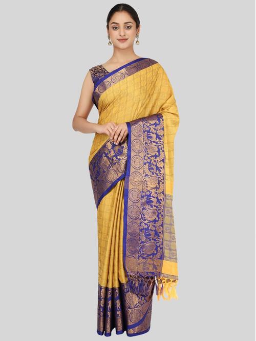 women's banarasi saree - 20014868 - Very Small Image - 1