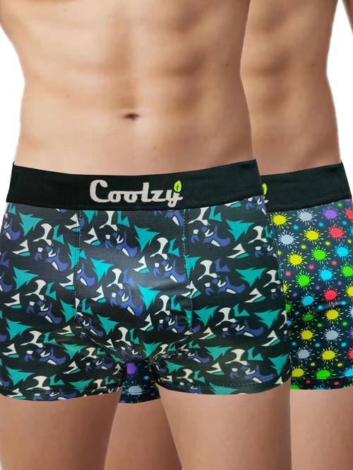 pack of 2 printed trunks - 20015046 - Very Small Image - 1