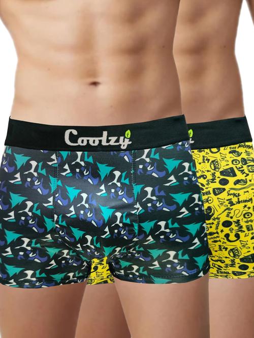 pack of 2 printed trunks - 20015050 - Very Small Image - 1