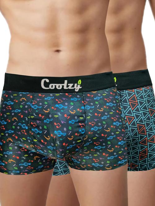 pack of 2 printed trunks - 20015063 - Very Small Image - 1
