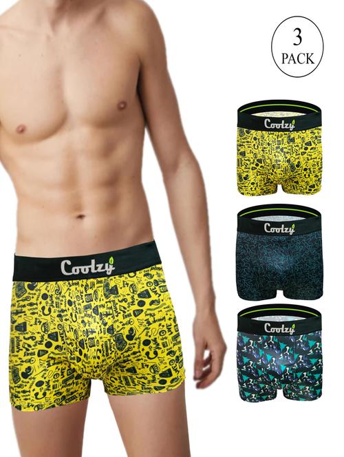 pack of 3 printed trunks - 20015077 - Very Small Image - 1