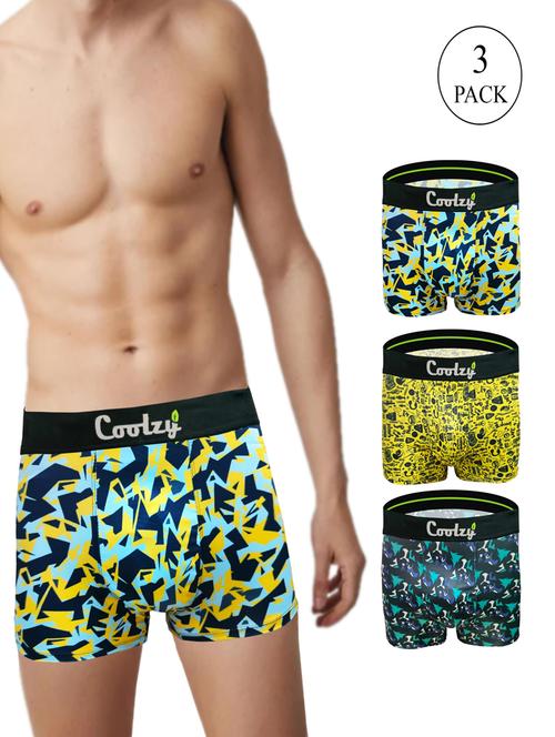 pack of 3 printed trunks - 20015093 - Very Small Image - 1