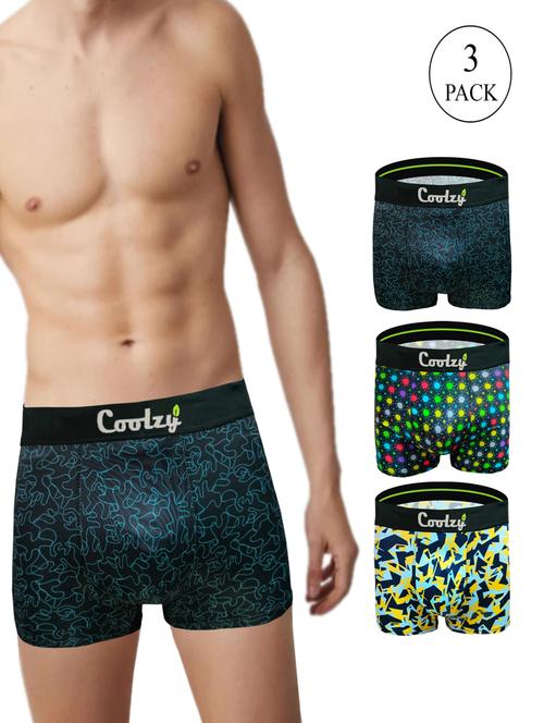 pack of 3 printed trunks - 20015098 - Very Small Image - 1
