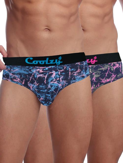 pack of 2 printed hipster briefs - 20015209 - Very Small Image - 1