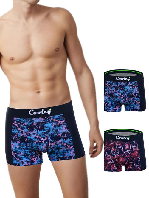 pack of 2 printed trunks - 20015237 - Very Small Image - 1
