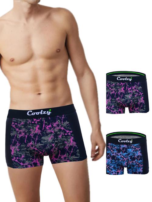 pack of 2 printed trunks - 20015240 - Very Small Image - 1