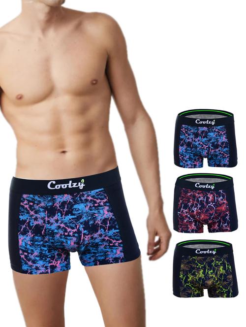 pack of 3 printed trunks - 20015245 - Very Small Image - 1