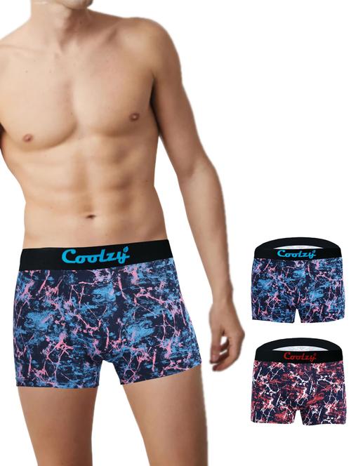 pack of 2 printed trunks - 20015258 - Very Small Image - 1
