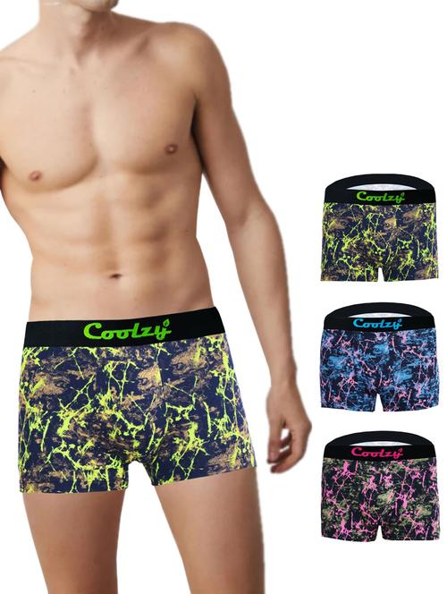 pack of 3 printed trunks - 20015263 - Very Small Image - 1