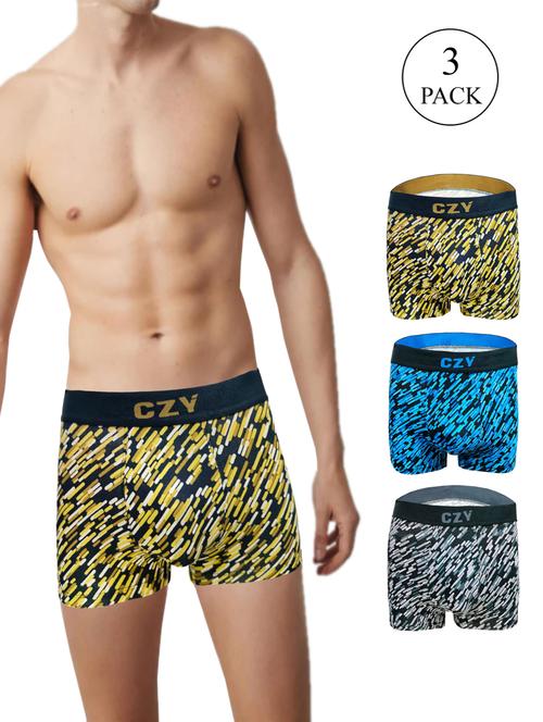 pack of 3 printed trunks - 20015295 - Very Small Image - 1