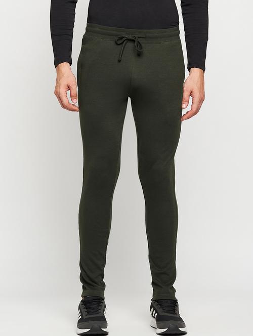 solid full length track pant - 20018097 - Very Small Image - 1