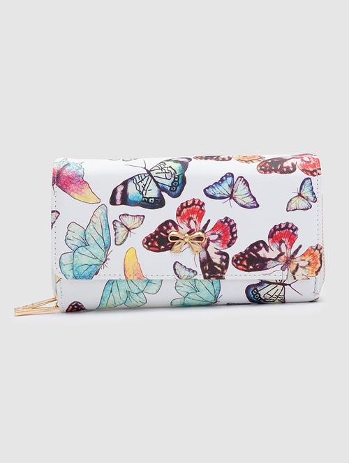 white leatherette wallet - 20018780 - Very Small Image - 1