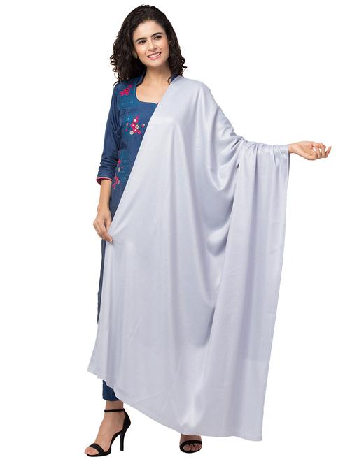 tweedle solid women shawl - 20020123 - Very Small Image - 1