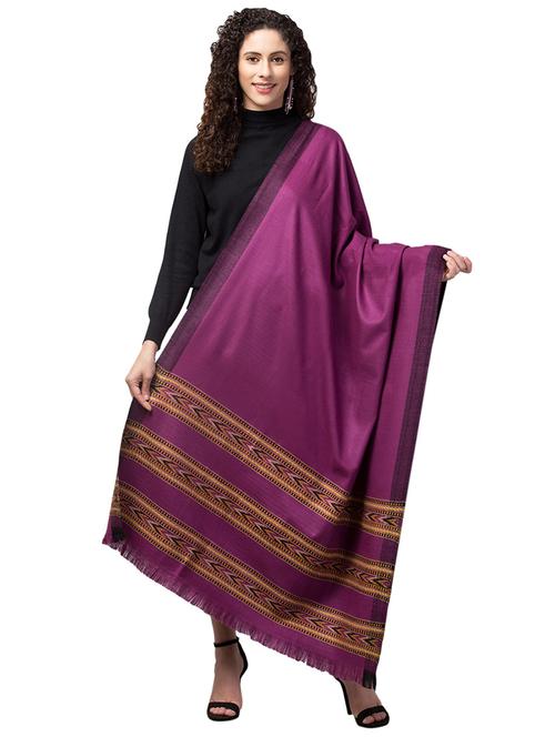 tweedle self design women shawl - 20020157 - Very Small Image - 1
