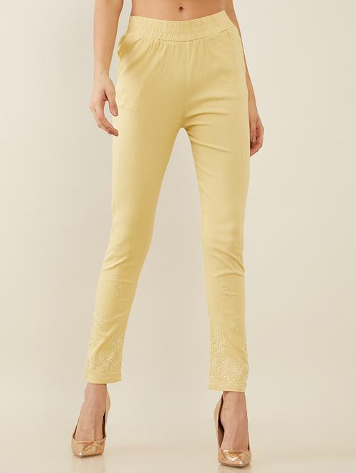 mid rise solid flat front trouser - 20020324 - Very Small Image - 1