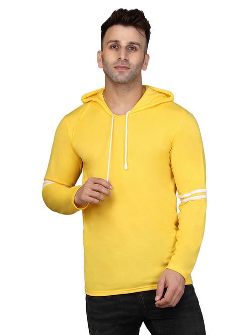 hood neck striped t-shirt - 20020628 - Very Small Image - 1