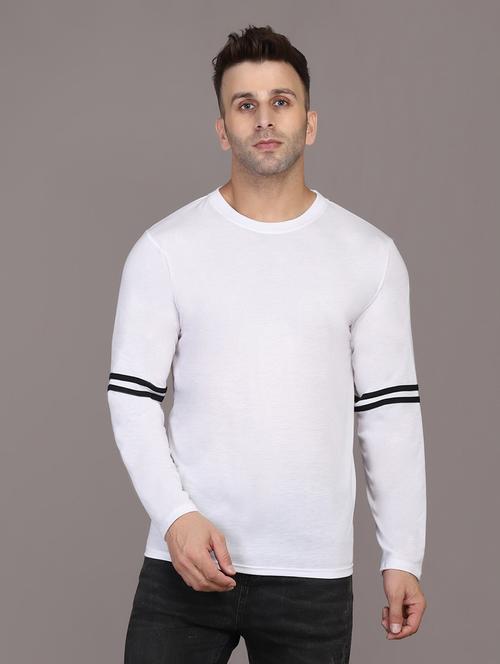 round neck striped regular t-shirt - 20021046 - Very Small Image - 1