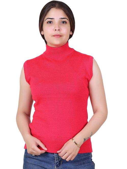 women solid sleeveless pullover - 20021628 - Very Small Image - 1