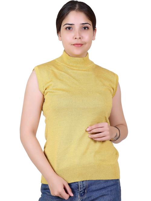 women solid sleeveless pullover - 20021630 - Very Small Image - 1