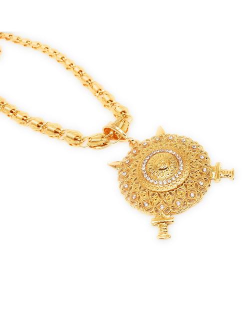 gold metal pendant - 20021842 - Very Small Image - 1