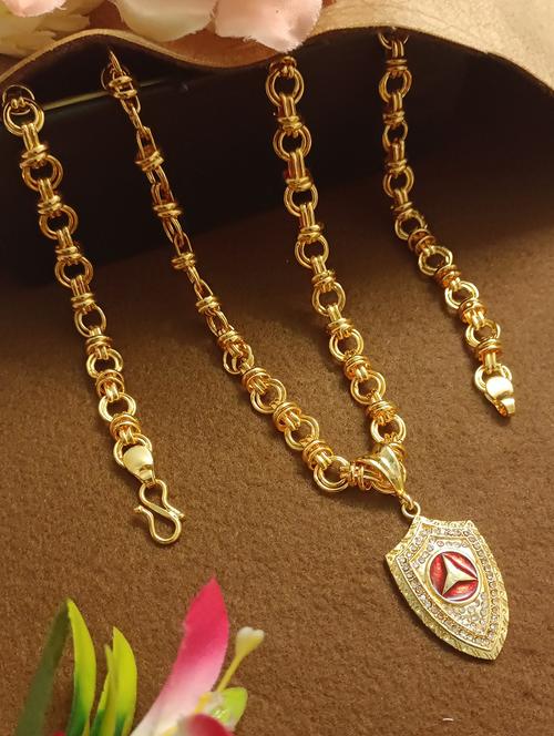 gold metal pendant - 20021859 - Very Small Image - 1