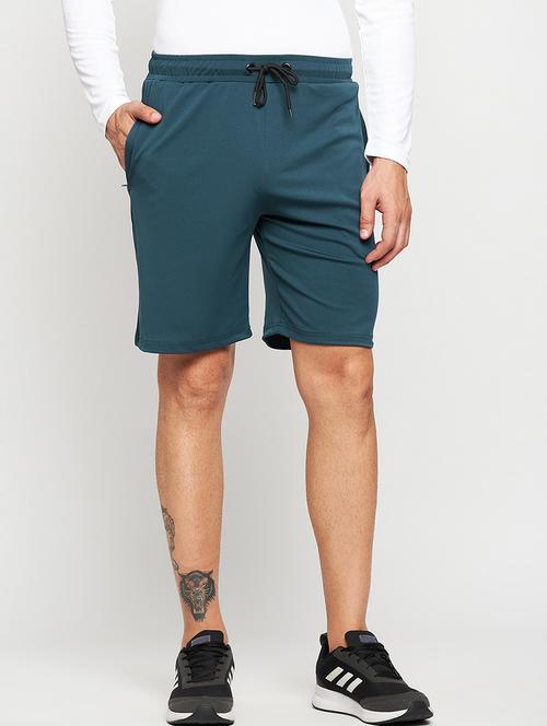 green cotton blend shorts - 20022085 - Very Small Image - 1