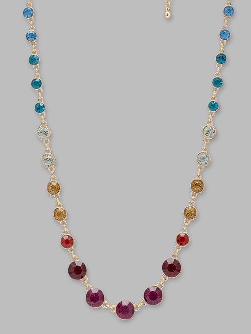multi colored metal necklace - 20022114 - Very Small Image - 1