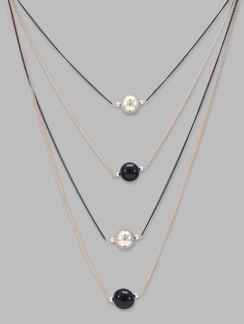 women gold-plated statement necklace with lobster closure - 20022154 - Very Small Image - 1