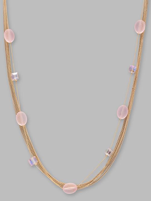 women gold-plated statement necklace with lobster closure - 20022155 - Very Small Image - 1