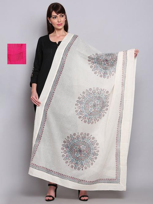 pack of 2 printed women dupattas - 20022337 - Very Small Image - 1