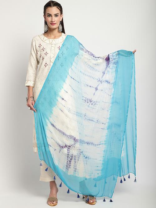 tie & dye dupatta - 20022421 - Very Small Image - 1