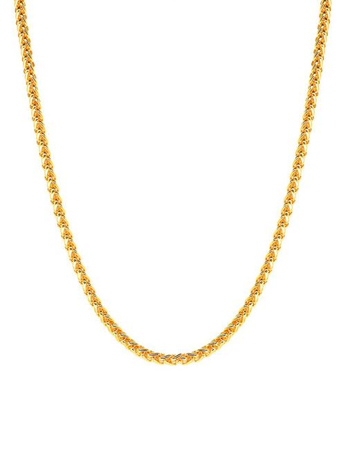 gold metal men's chain - 20022519 - Very Small Image - 1
