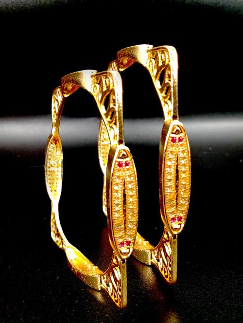 gold metal bangle set - 20022542 - Very Small Image - 1