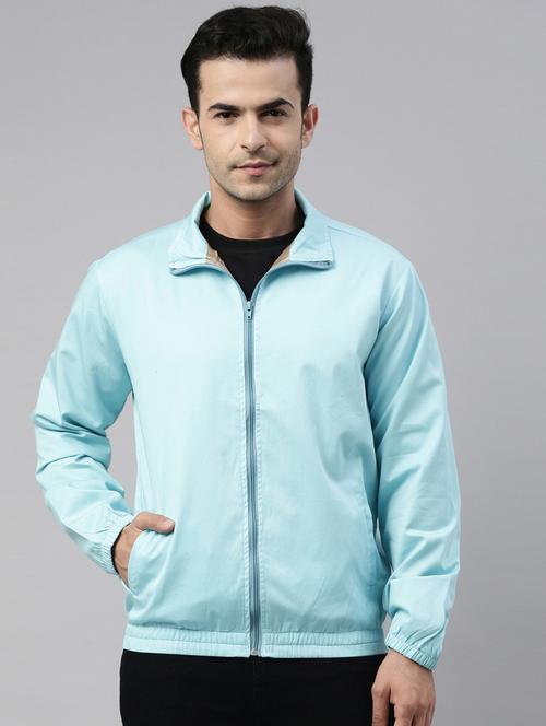 cinocci cotton blue jacket - 20022579 - Very Small Image - 1