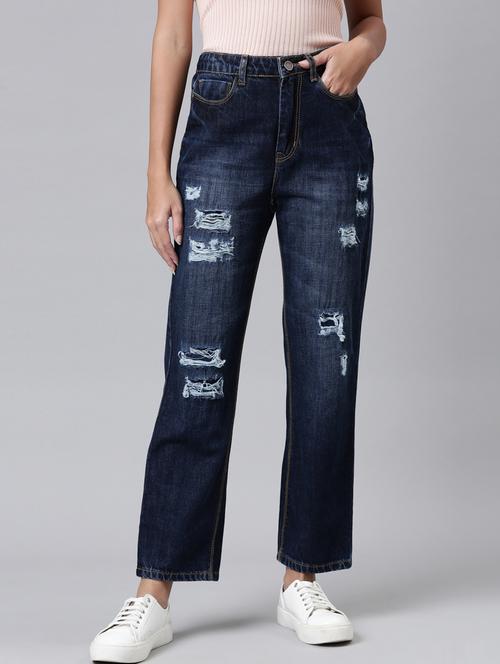 women mid rise denim jeans - 20022591 - Very Small Image - 1
