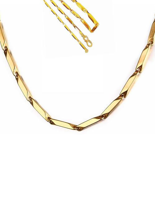 hemrupa gold plated chain for men - 20023144 - Very Small Image - 1