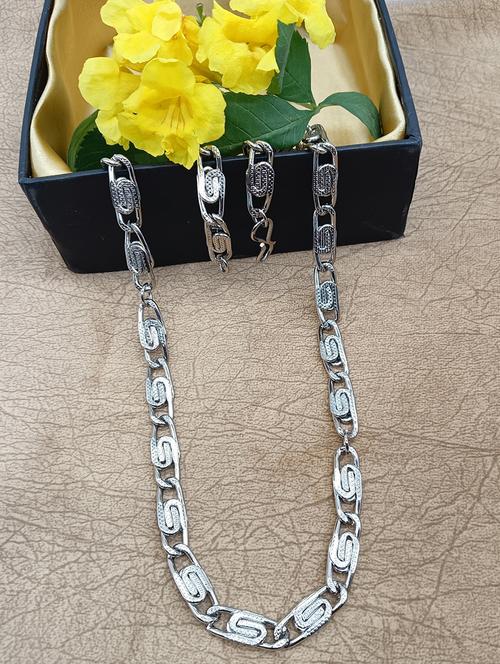 hemrupa silver plated chain for men - 20023192 - Very Small Image - 1