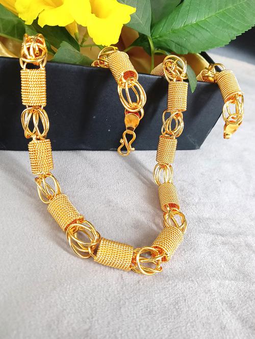 hemrupa gold plated chain for men - 20023199 - Very Small Image - 1