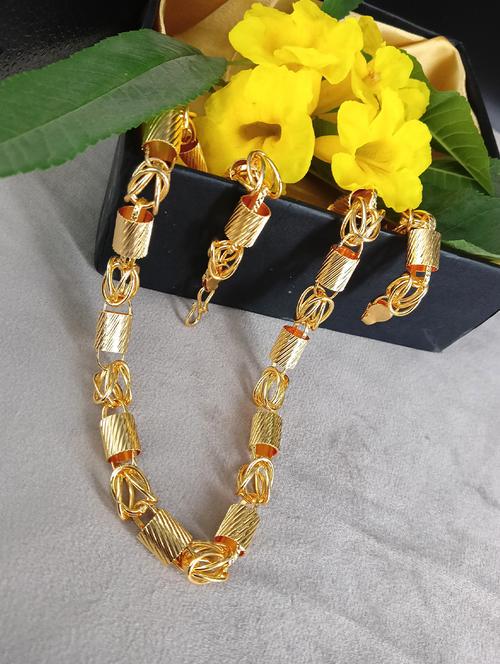hemrupa gold plated chain for men - 20023207 - Very Small Image - 1