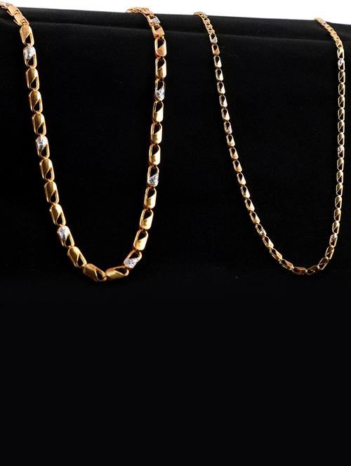 pack of 2 gold chains - 20023273 - Very Small Image - 1