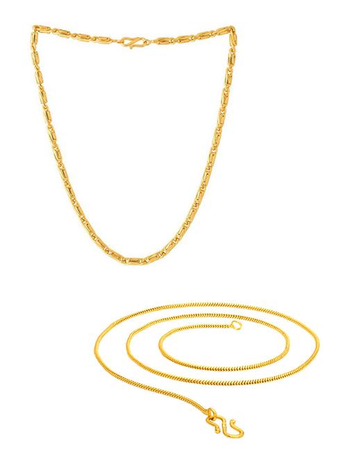 pack of 2 gold chains - 20023299 - Very Small Image - 1