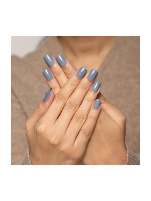 lick - press on nails 24 pcs dark grey square shape artificial nails extension (pack of 24) - 20023515 - Very Small Image - 1