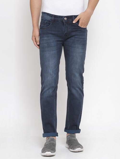 mens slim fit plain jeans - 20023572 - Very Small Image - 1