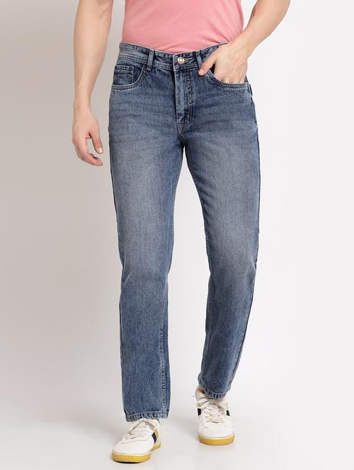 mens slim fit plain jeans - 20023595 - Very Small Image - 1