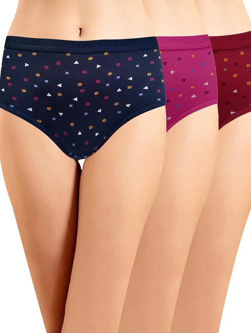 pack of 3 printed hipster panties - 20024931 - Very Small Image - 1