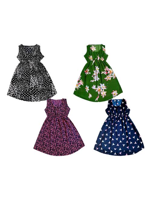 pack of 4 printed frocks - 20025146 - Very Small Image - 1